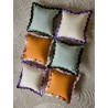 Чехол на подушку с контрастным кантом розового цвета из коллекции trendy ruffles, 40х40 см