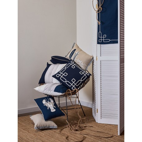 Подушка декоративная navy mood из коллекции sea treasures, 45х45 см