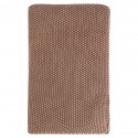 Плед из стираного хлопка цвета мокко из коллекции essential, 130x180 см