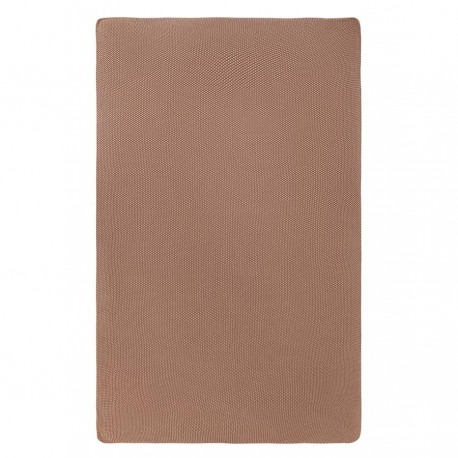 Плед из стираного хлопка цвета мокко из коллекции essential, 130x180 см