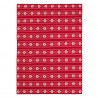 Плед из хлопка с новогодним рисунком frostwork из коллекции new year essential, 130x180 см