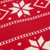 Плед из хлопка с новогодним рисунком frostwork из коллекции new year essential, 130x180 см
