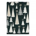 Плед из хлопка с новогодним рисунком whitewood из коллекции new year essential, 130x180 см