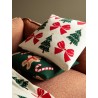 Подушка вязаная с новогодним рисунком christmas bows из коллекции new year essential, 45x45 см