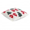 Подушка вязаная с новогодним рисунком christmas bows из коллекции new year essential, 45x45 см