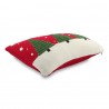 Подушка вязаная с новогодним рисунком festive wood из коллекции new year essential, 40x60 см