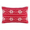 Подушка вязаная с новогодним рисунком frostwork из коллекции new year essential, 40x60 см