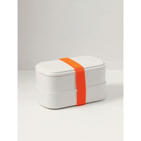 Ланч-бокс с приборами food time, 1 л, молочный