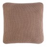 Подушка декоративная из стираного хлопка цвета мокко из коллекции essential, 45х45 см