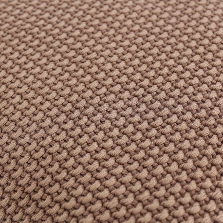 Подушка декоративная из стираного хлопка цвета мокко из коллекции essential, 45х45 см