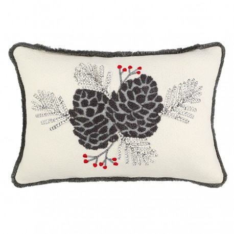 Чехол на подушку frosted cones из коллекции new year essential, 30х45 см