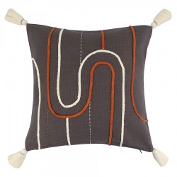 Чехол на подушку linear path из коллекции ethnic, 45х45 см