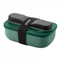 Набор из ланч-бокса и приборов store & go, зеленый