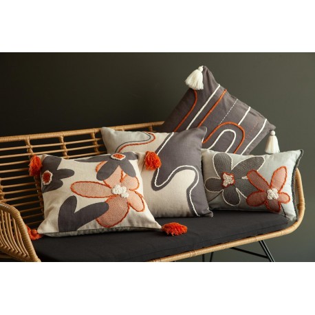 Чехол на подушку stone flowers из коллекции ethnic, 30х45 см