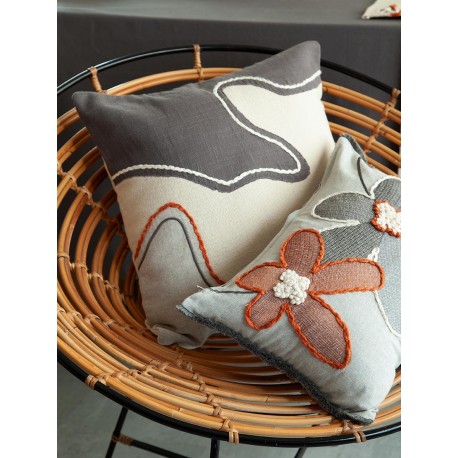 Чехол на подушку stone flowers из коллекции ethnic, 30х45 см