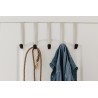 Вешалка надверная schnook, черная-никель, 43 см, 5 крючков
