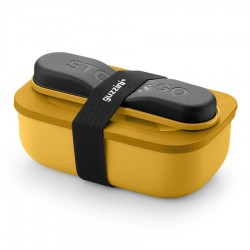 Набор из ланч-бокса и приборов store & go, желтый