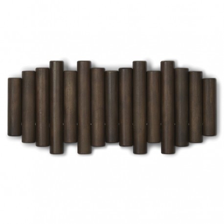 Вешалка настенная picket, 5 крючков, состаренный орех