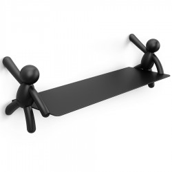 Полка buddy, 46х15 см, черная