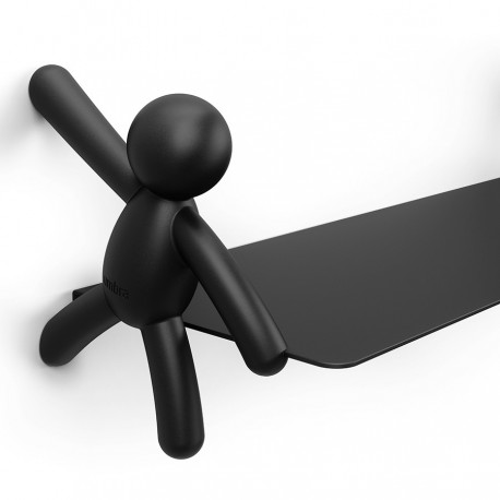 Полка buddy, 46х15 см, черная