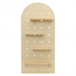 Пегборд shely, 38х80 см, светлое дерево