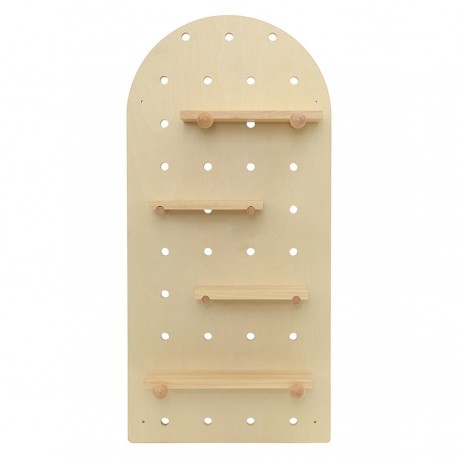 Пегборд shely, 38х80 см, светлое дерево