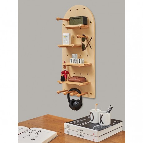 Пегборд shely, 38х80 см, светлое дерево