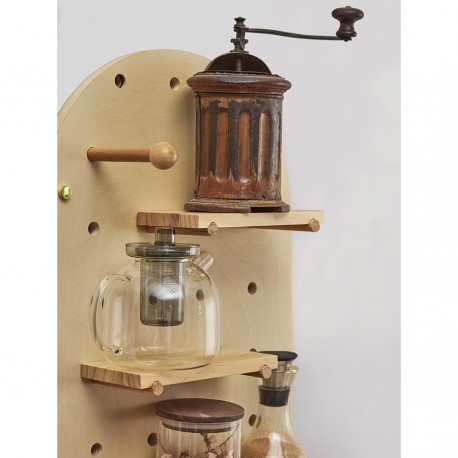 Пегборд shely, 38х80 см, светлое дерево