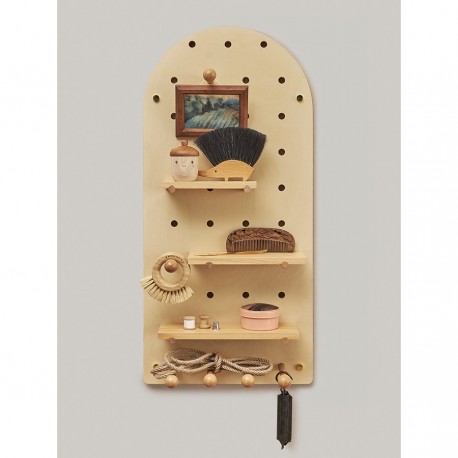 Пегборд shely, 38х80 см, светлое дерево