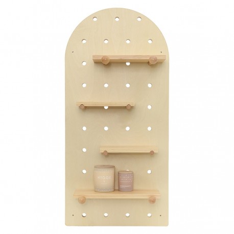 Пегборд shely, 38х80 см, светлое дерево