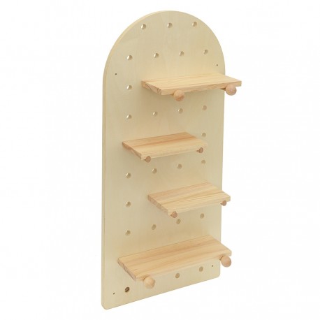 Пегборд shely, 38х80 см, светлое дерево