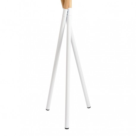 Вешалка напольная amundsen, 172 см, белая/натуральное дерево