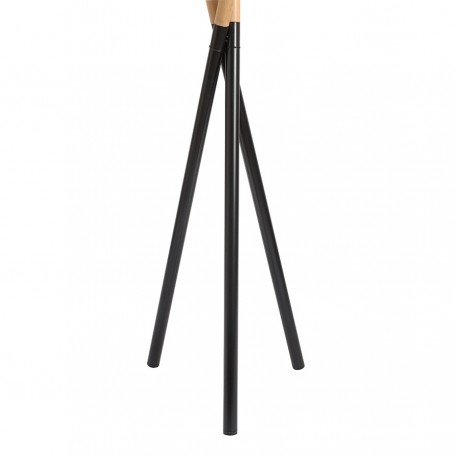 Вешалка напольная amundsen, 172 см, черная/натуральное дерево