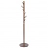 Вешалка напольная bakken, 180 см, золотистый хром/светлый орех