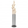 Вешалка напольная solheim, 171 см, черный мрамор/натуральное дерево