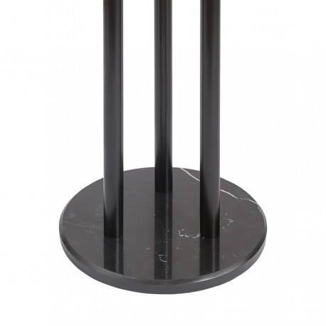 Вешалка напольная solheim, 171 см, черный мрамор/натуральное дерево