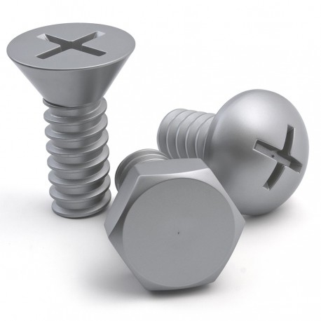 Набор вешалок screw, серый, 3 шт.