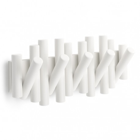 Вешалка настенная picket, 5 крючков, белая