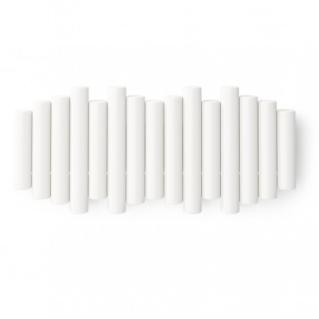 Вешалка настенная picket, 5 крючков, белая