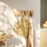 Вешалка настенная flip, 3 крючка, натуральное дерево