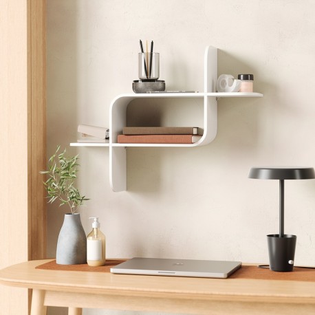 Полка настенная montage, белая