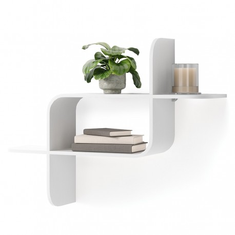 Полка настенная montage, белая