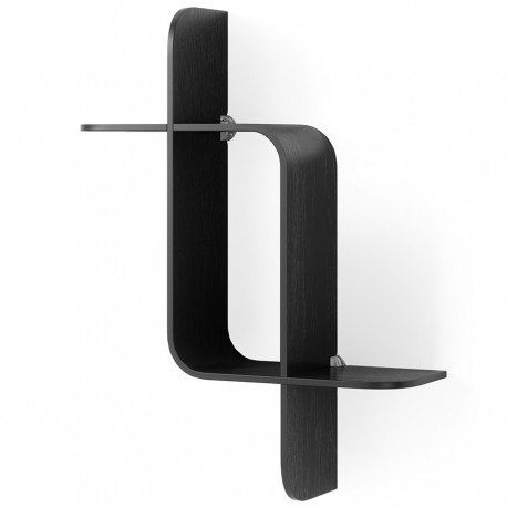 Полка настенная montage, черная