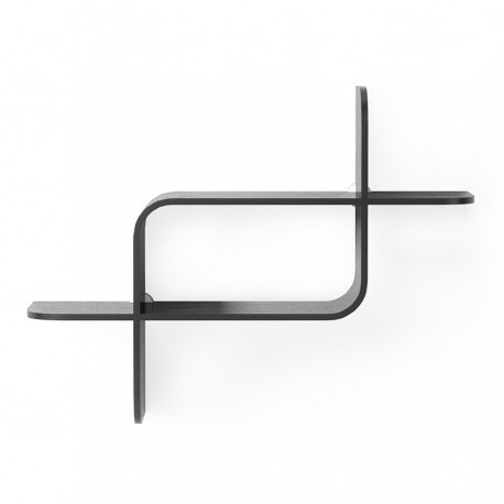 Полка настенная montage, черная