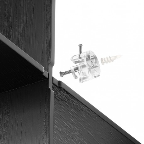 Полка настенная montage, черная