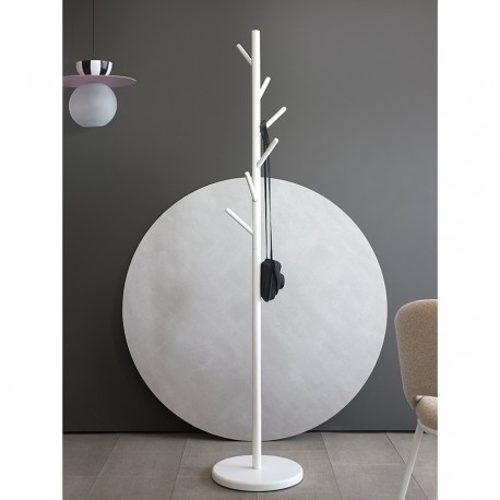 Вешалка напольная forsty, 173 см, белая