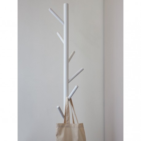 Вешалка напольная forsty, 173 см, белая