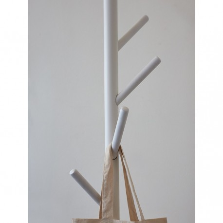 Вешалка напольная forsty, 173 см, белая