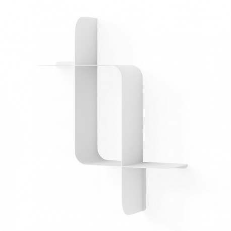 Набор металлических настенных полок montage, 2 шт., белый