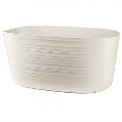 Кашпо для комнатных растений большое tierra, молочное